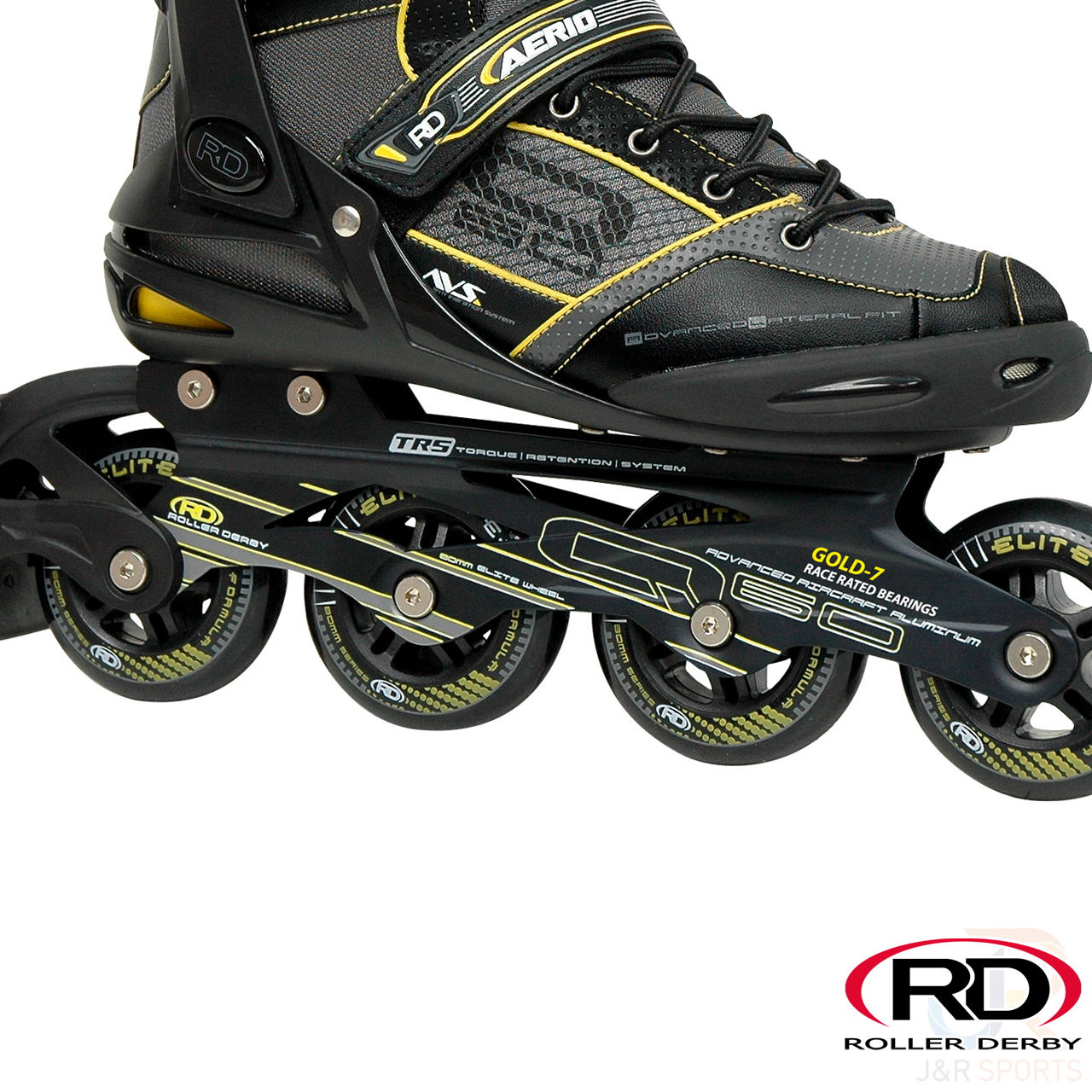 Roller Derby Aerio Q-60 In-Line Skates - Black / Yellow