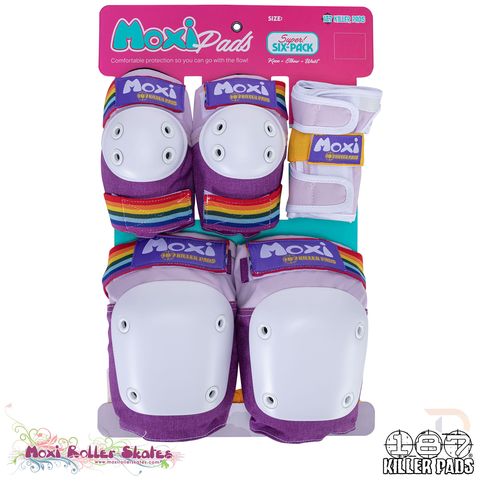 187 Pads - Moxi 6 Pack Combo - Lavender - Pack - T8JA161