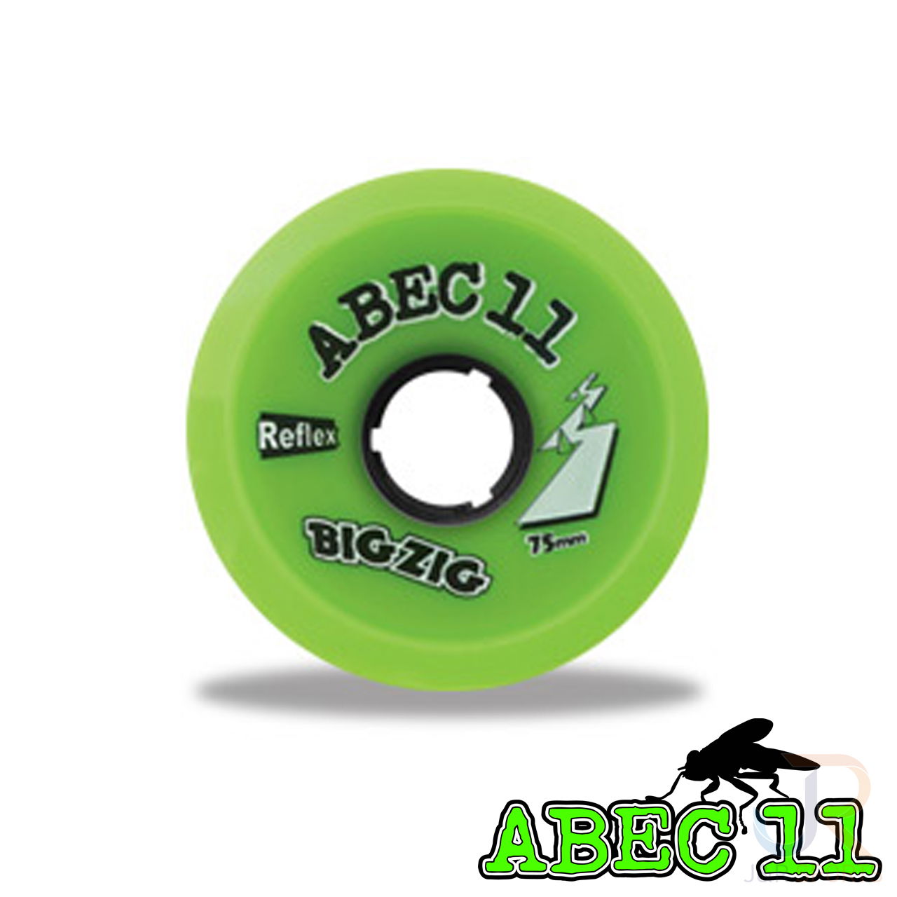 Abec 11 Reflex BigZigs 75mm Lime 80a Single