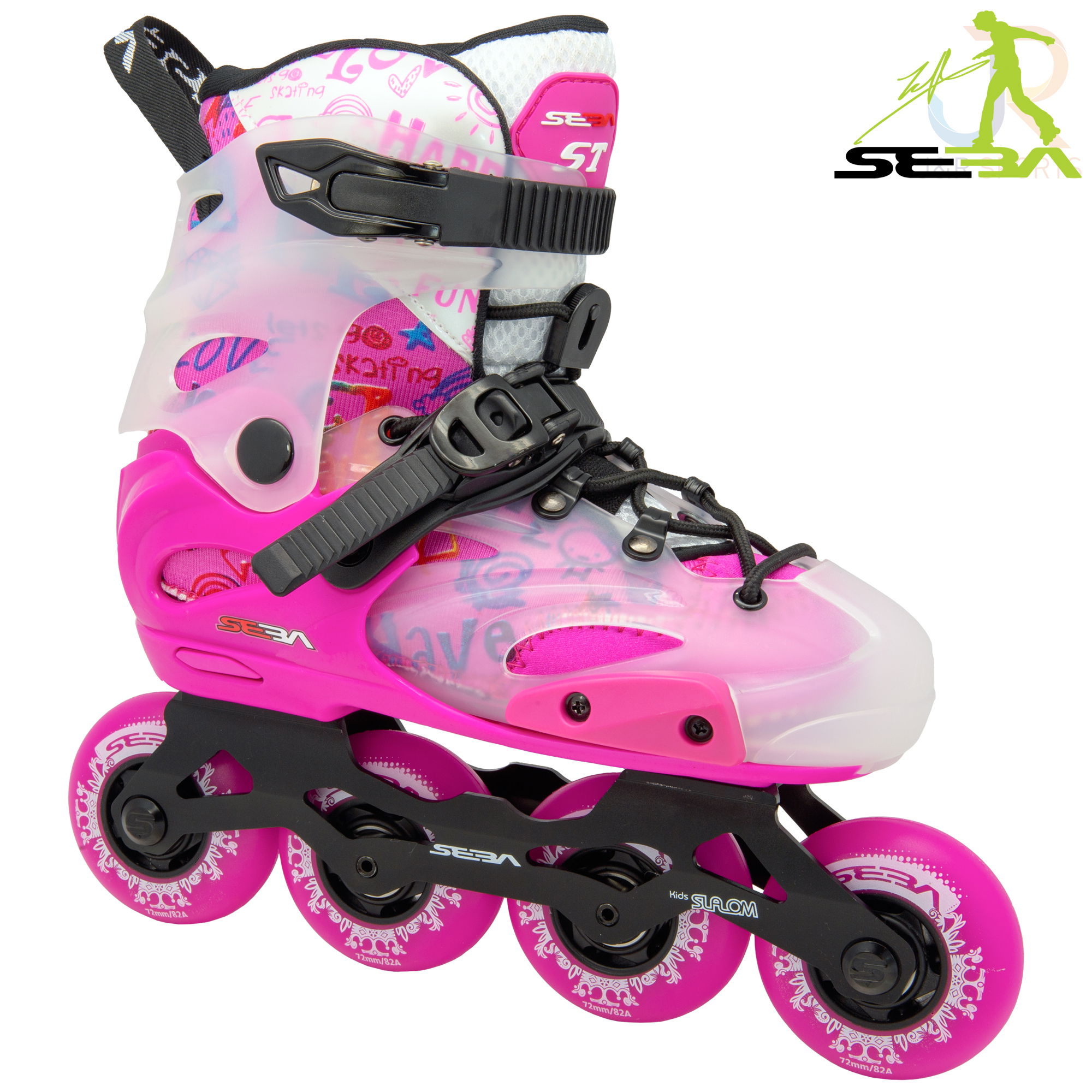 Seba ST MX Junior Adjustable In-Line Skates - Pink