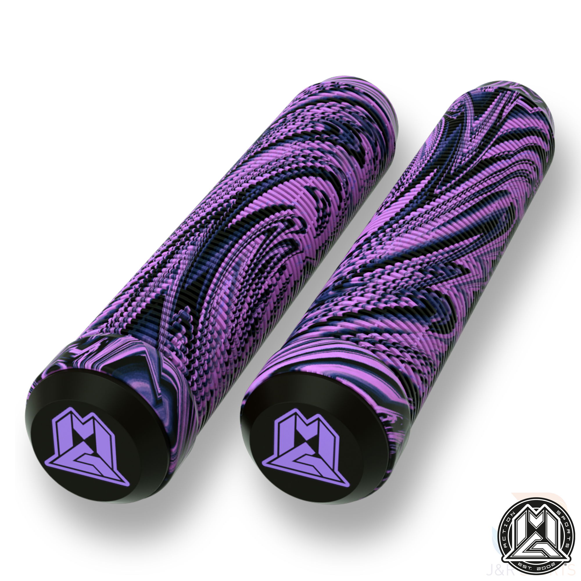 MGP 180mm Grind Grips - Swirls - Purple Black - MGP207-490