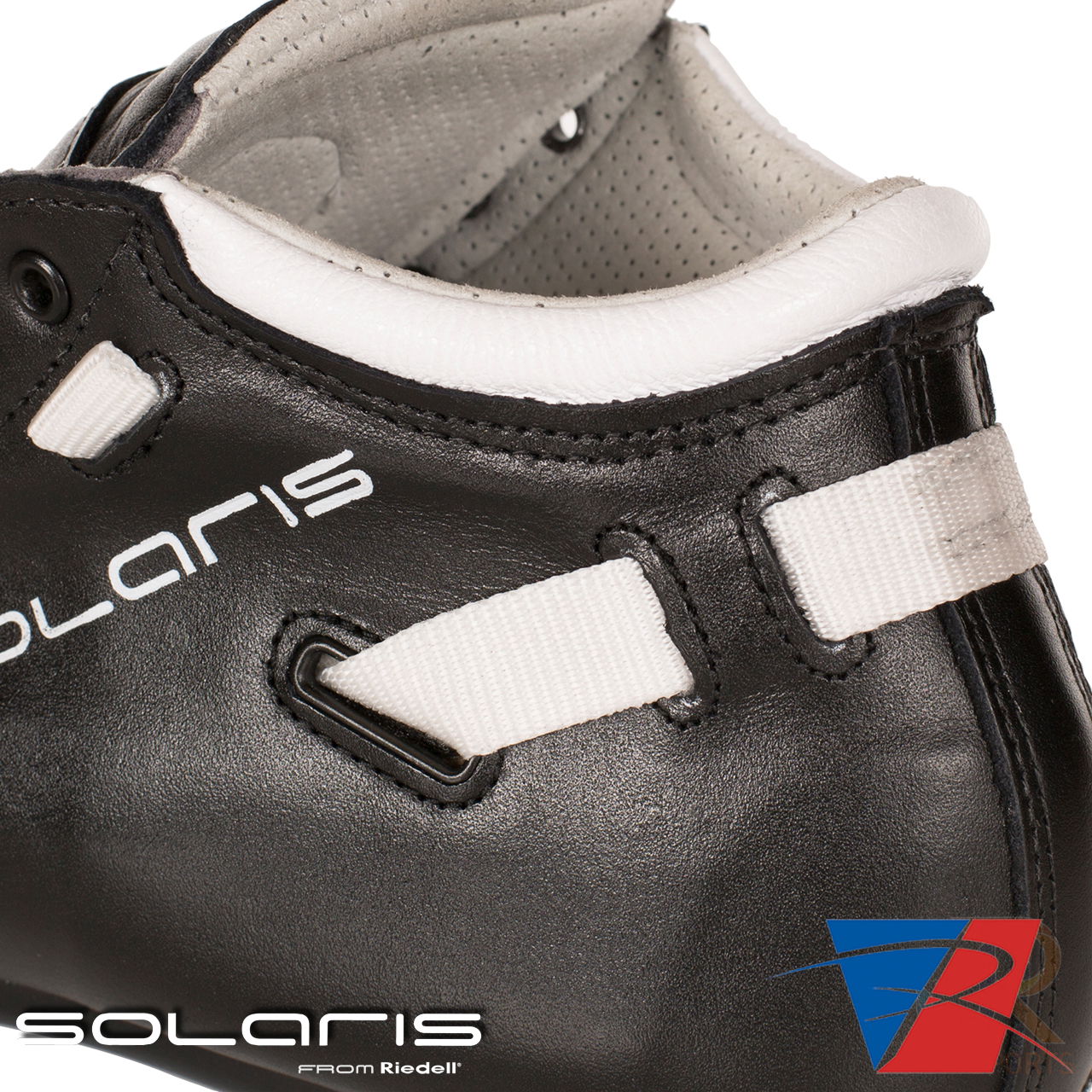 Riedell Solaris Boot - Black - VLock Detail - RSBSLBK