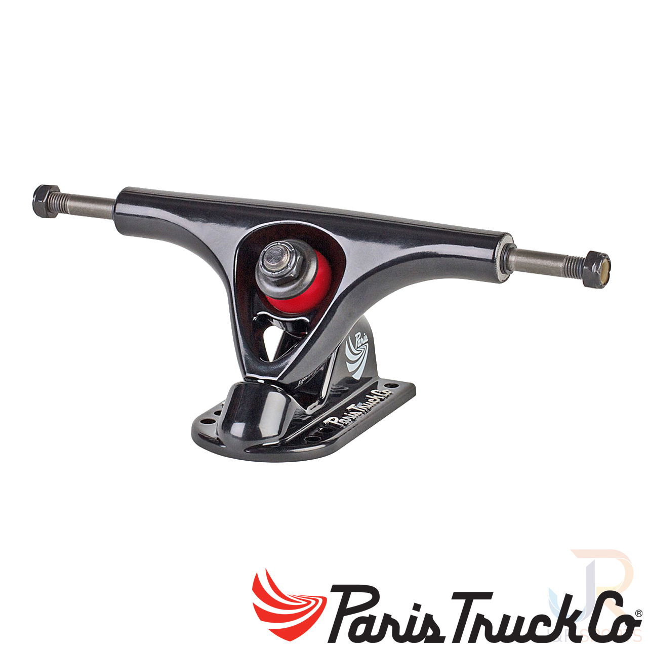 Paris Trucks - V2 150mm 50 - Black Black - Angled - PTV2502