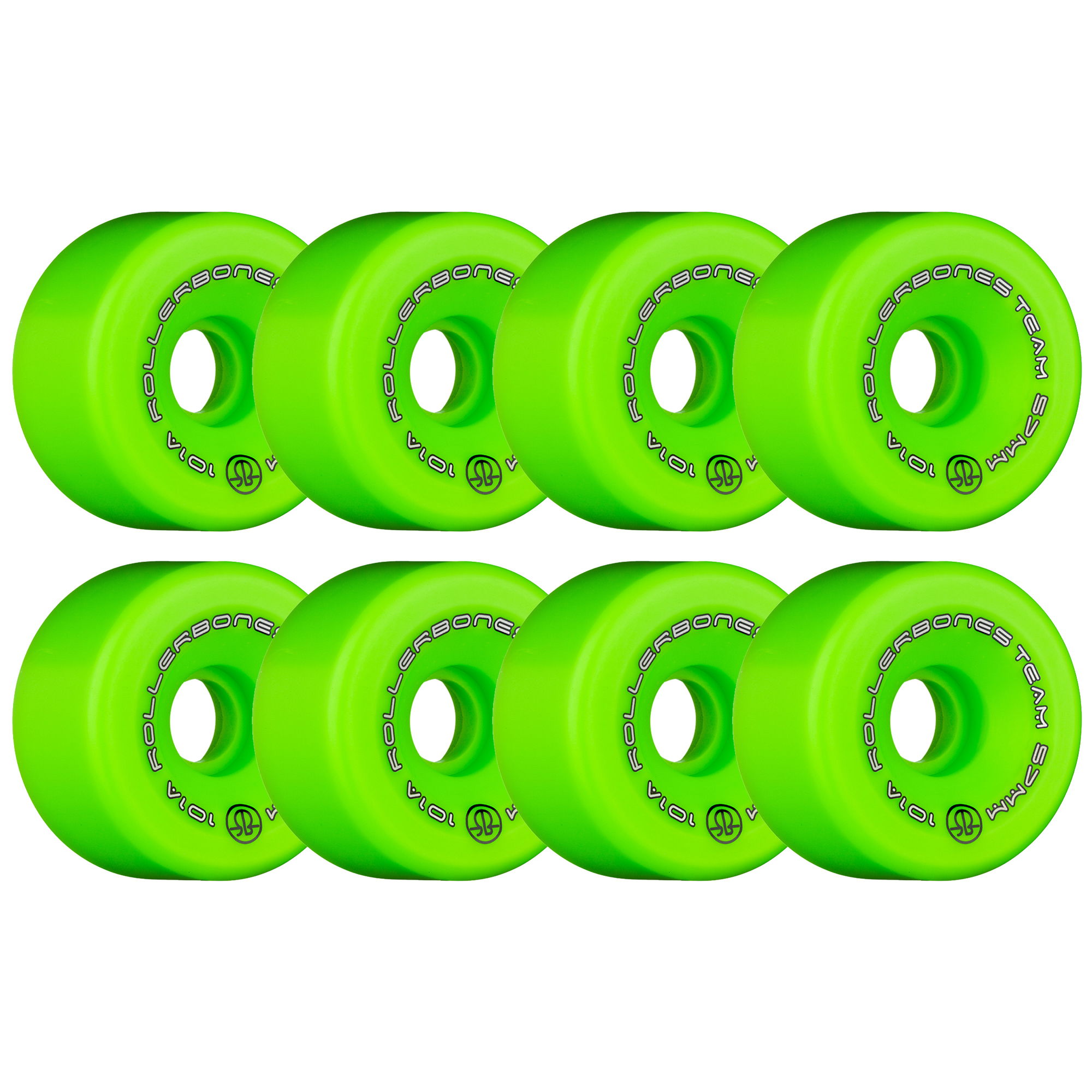 ROLLERBONES - TEAM LOGO GREEN (8) - 57mm/101a