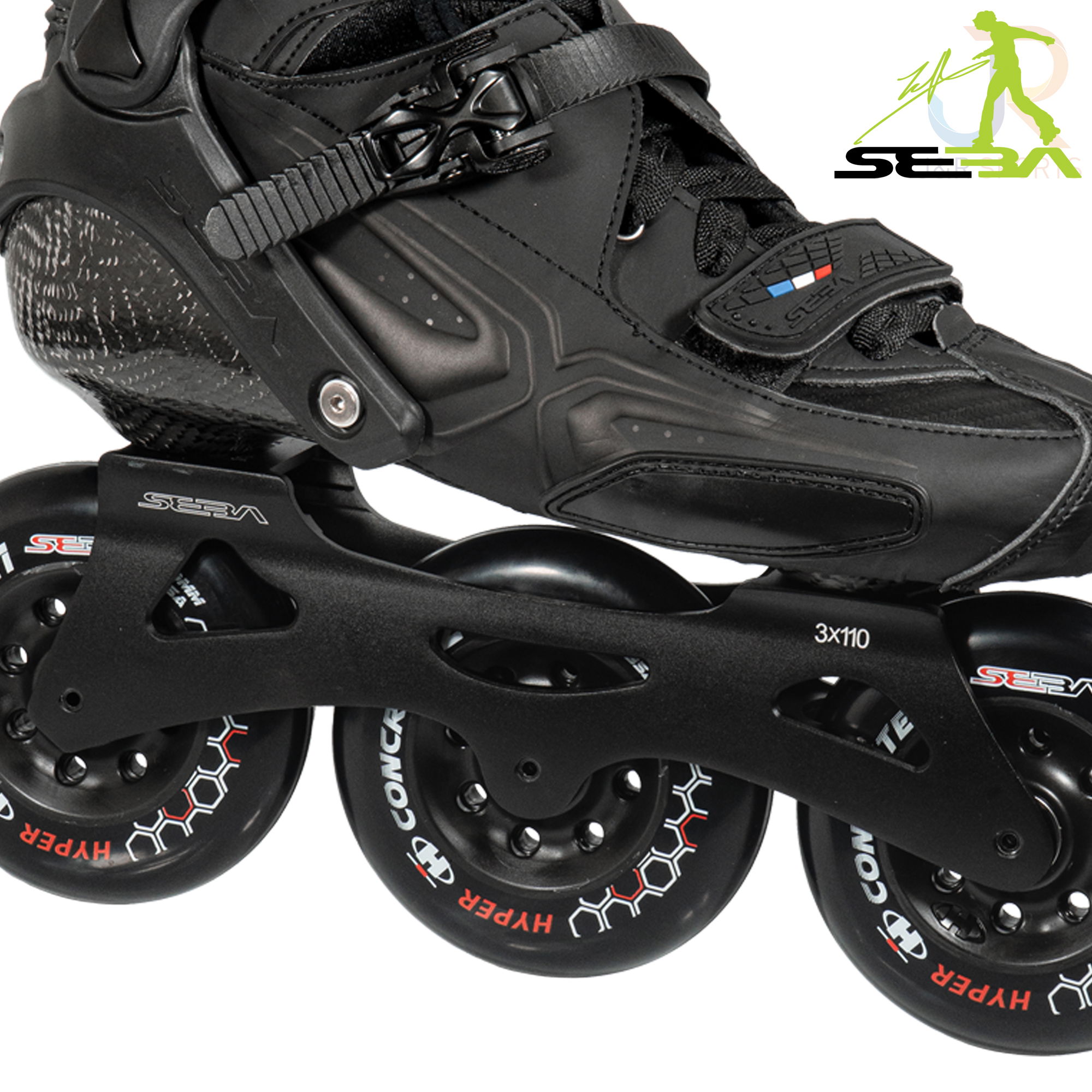 Seba TRIX 310 In-Line Skates - Black