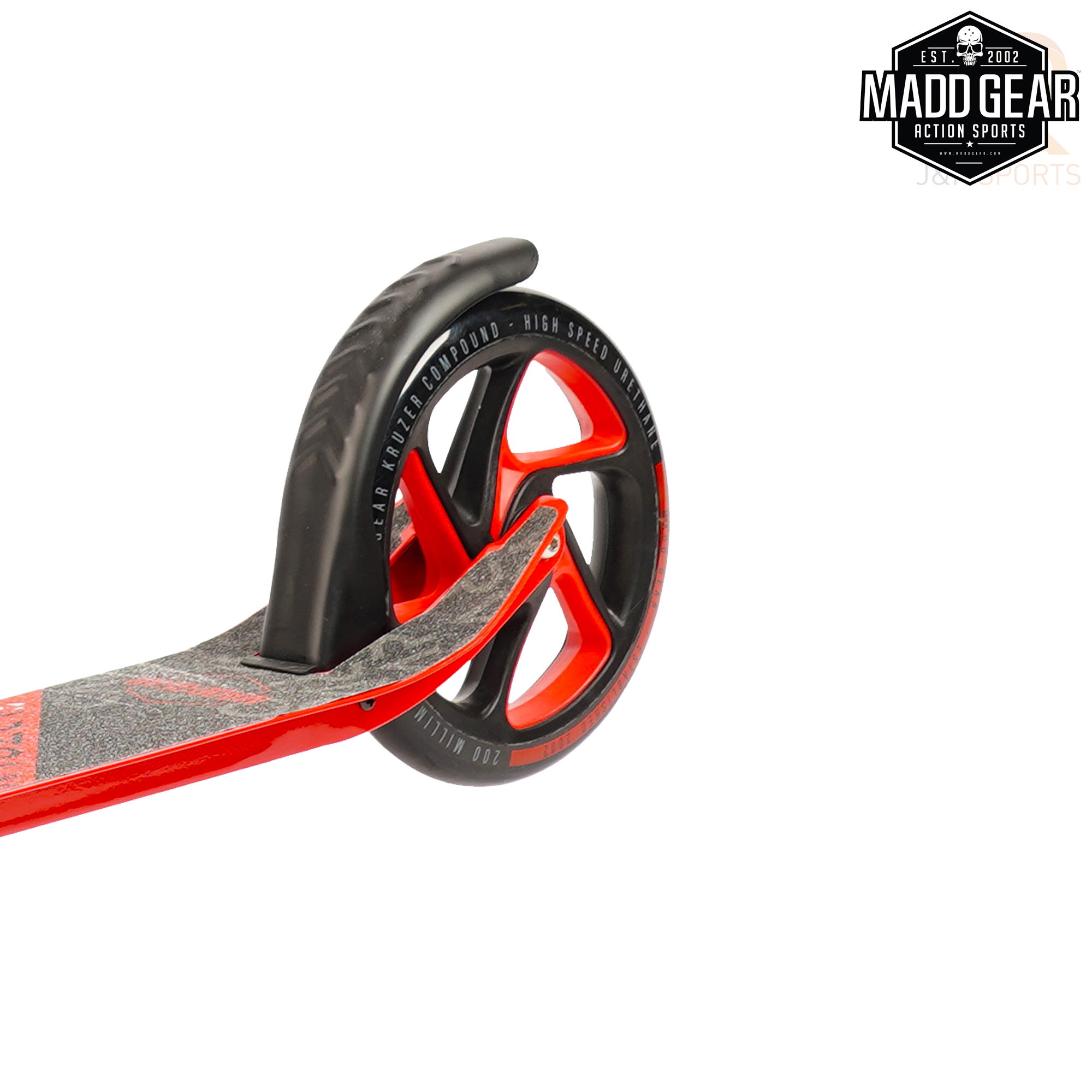 Madd Gear CARVE Kruzer 200 - Black Red - Brake - MGP207-578