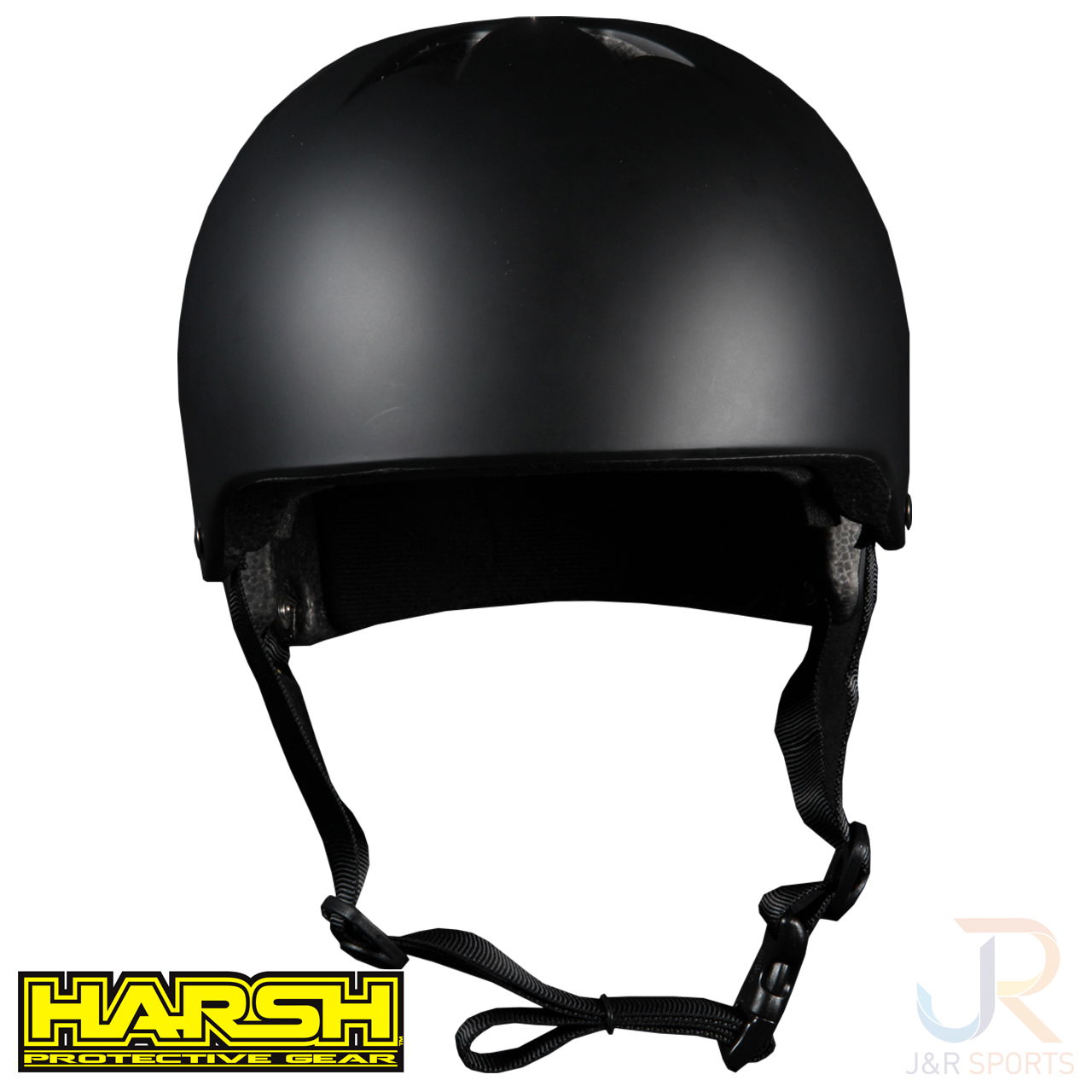 Harsh PRO EPS Helmet - Matt Black - Front 204-235