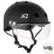 S1 LIFER Helmet inc Visor - Black Glitter - Angled - SHLIVBGG