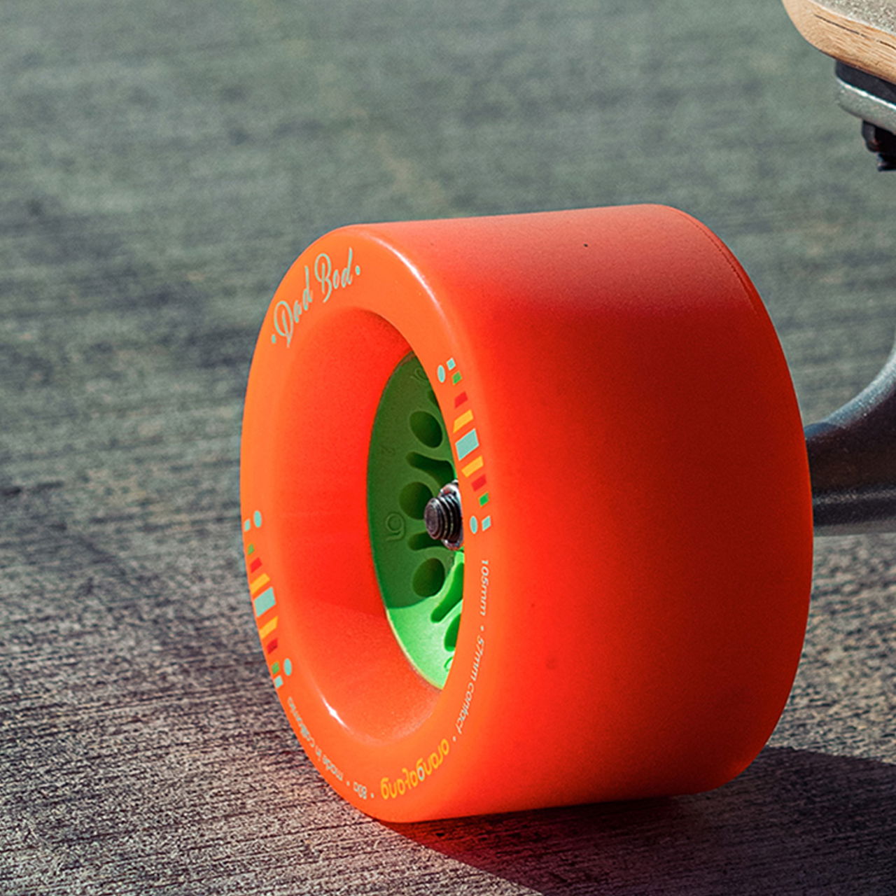 ORANGATANG "DAD BOD" inc JEHU V2 BEARINGS - ORANGE 105mm 80a (Set 4)