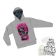BoneHead Hoodie Grey Graphical