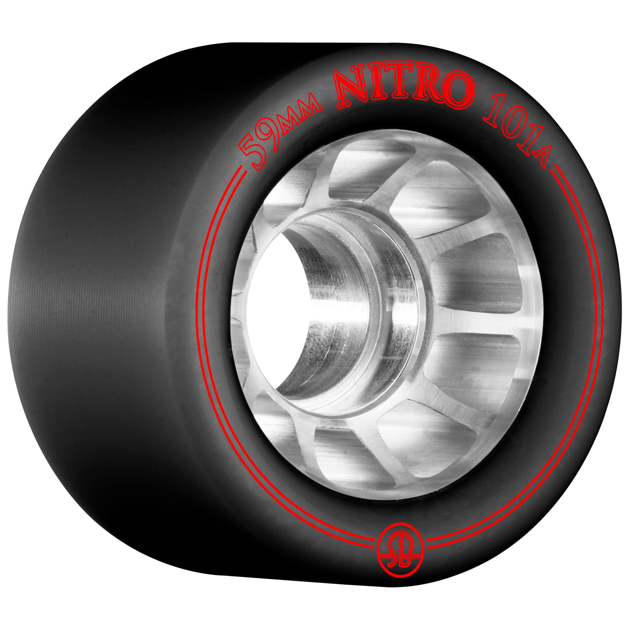 ROLLERBONES - NITRO SPEED WHEEL BLACK (8) - 59mm/101a