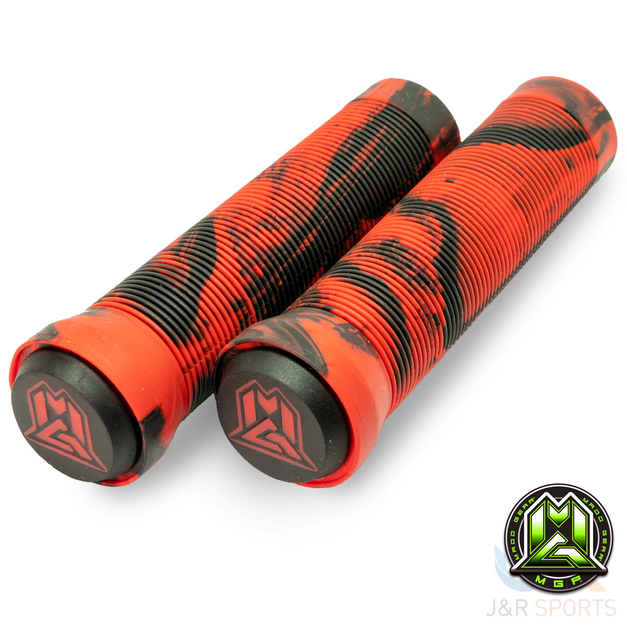 MGP 150mm SWIRLS Grind Grips - Red Black - MGP207-244