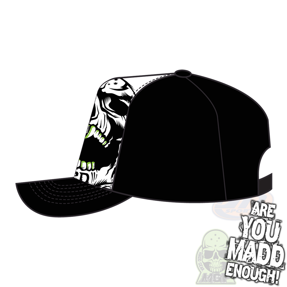 CrossBone Trucker Cap Side Graphical