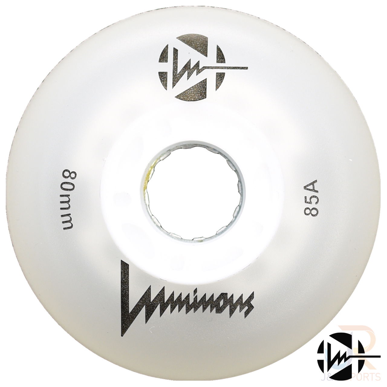 Luminous Wheels - White 80mm 85a - Face - LUWLLU8085WH