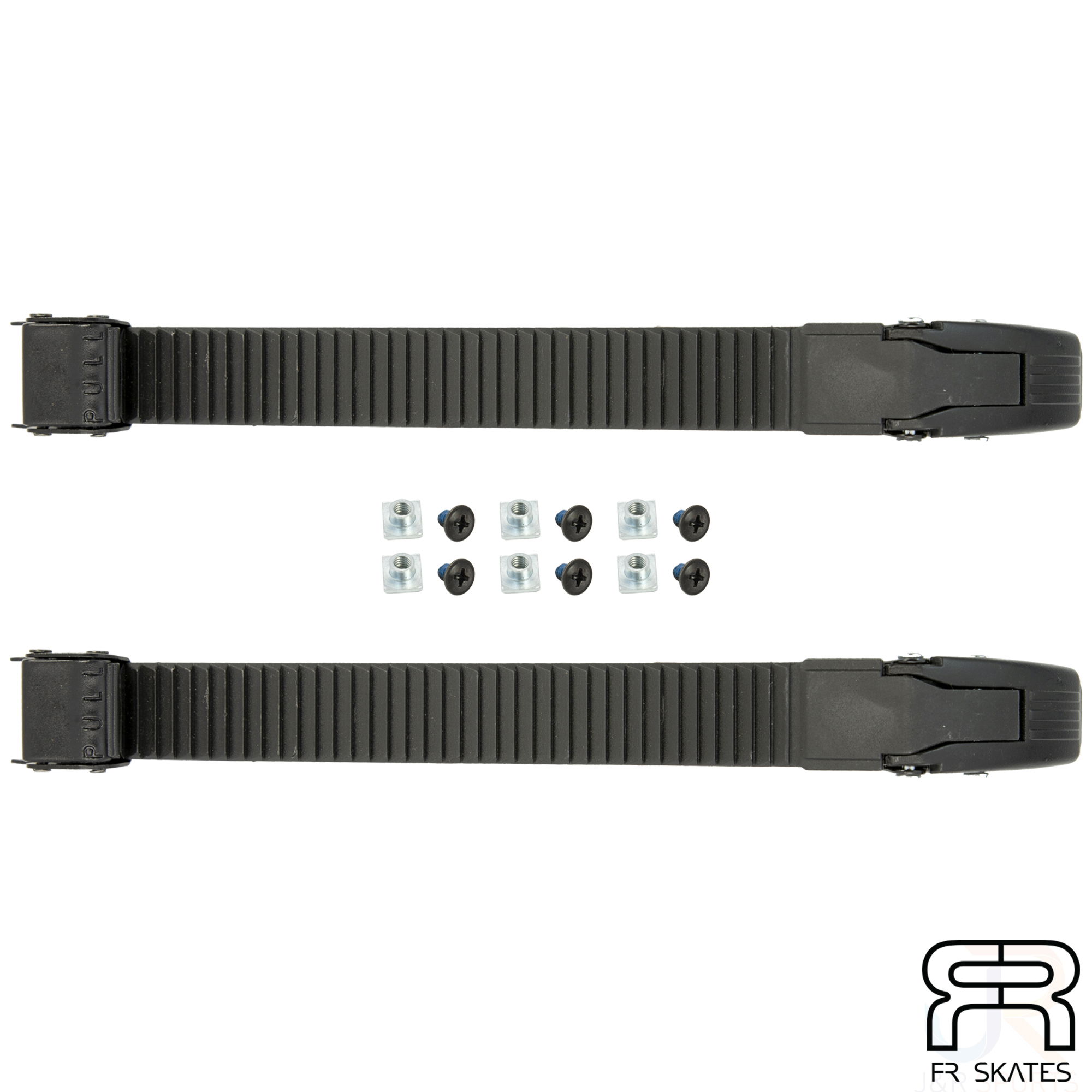 FR - SAFETY TOP BUCKLES - BLACK - 180mm (Pair)