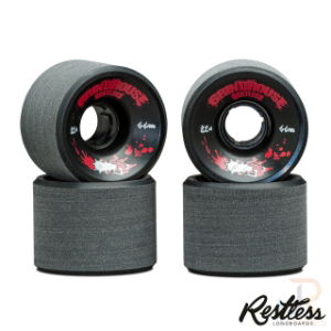 Restless Wheels - Grindhouse - 66mm 82a Black - RESWGH6682