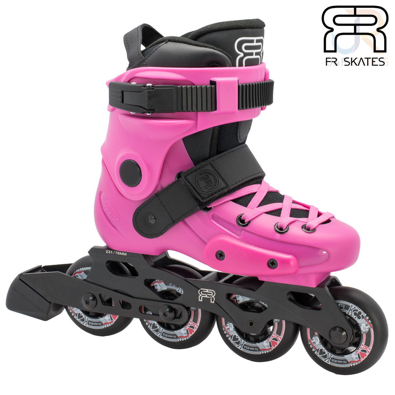 FR Skates - FR Junior - Pink - Angled - FRSKFRJPK