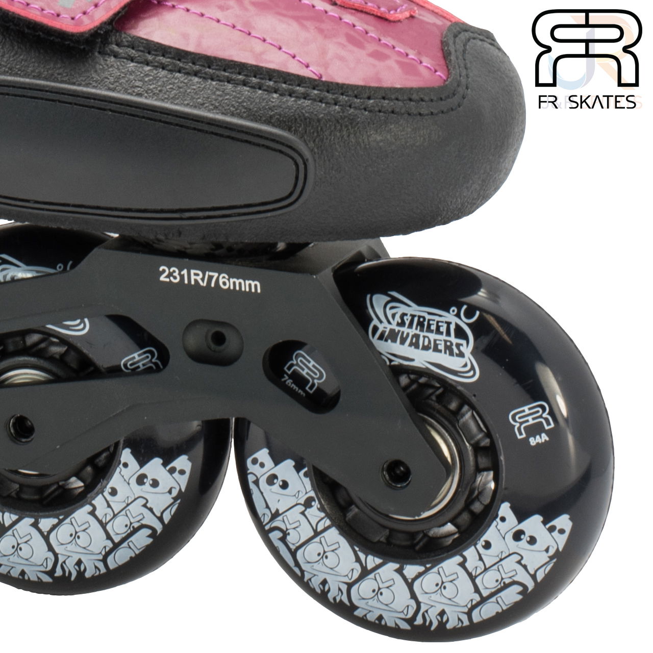 FR Skates - FR PRO Daria - Black Purple - Wheel Detai - FRSKDKPU