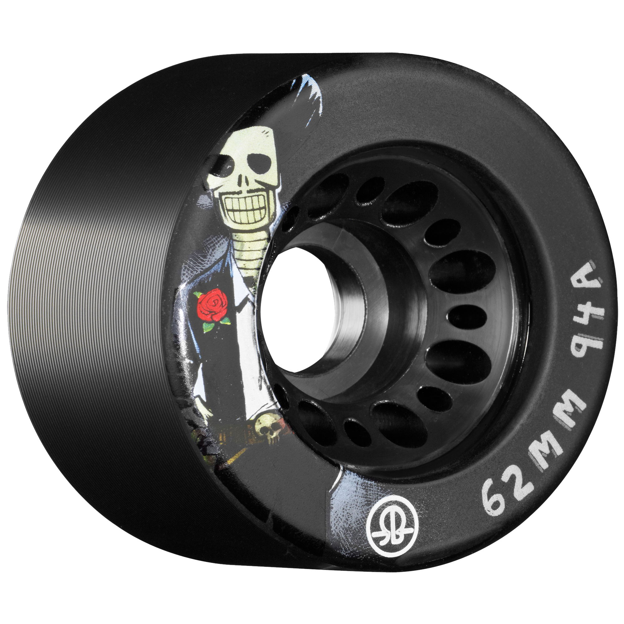 ROLLERBONES - DOTD SPEED WHEEL BLACK (4) - 62mm/94a