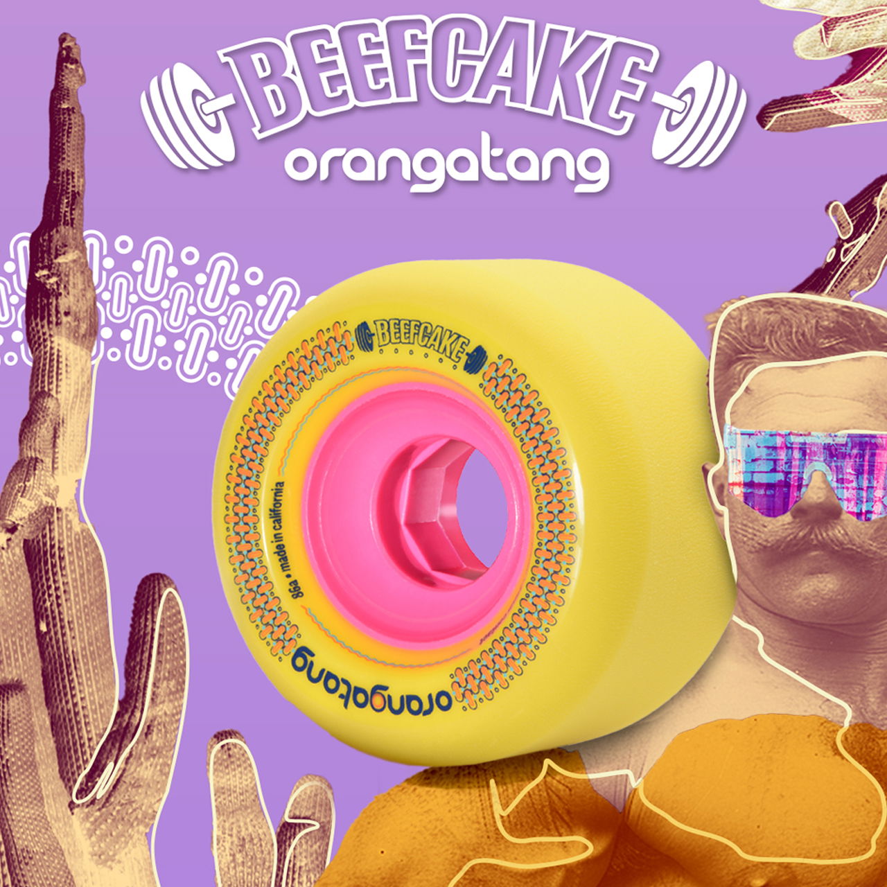 ORANGATANG "BEEFCAKE" YELLOW 73mm 86a (Set 4)