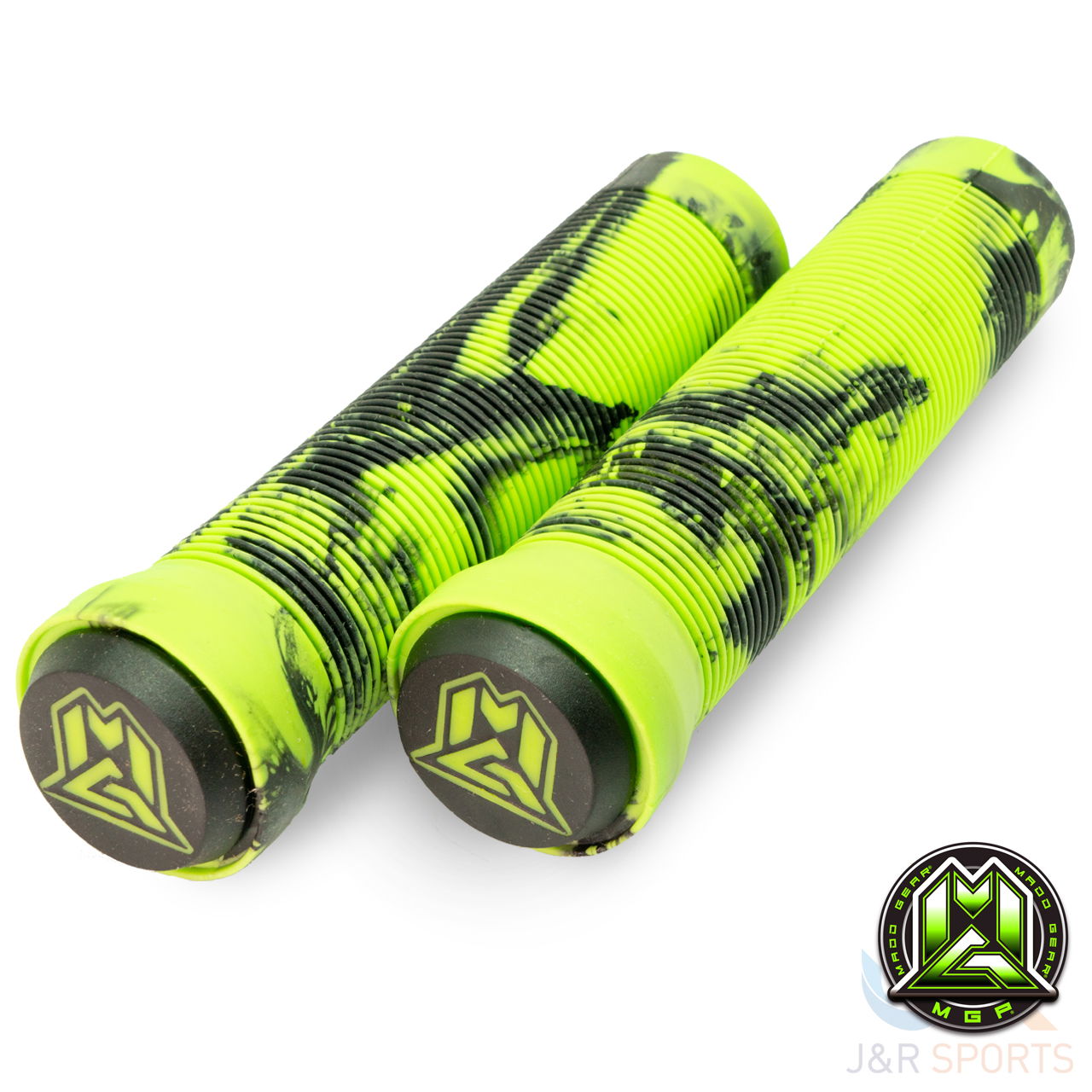 MGP 150mm SWIRLS Grind Grips - Green Black - MGP207-246