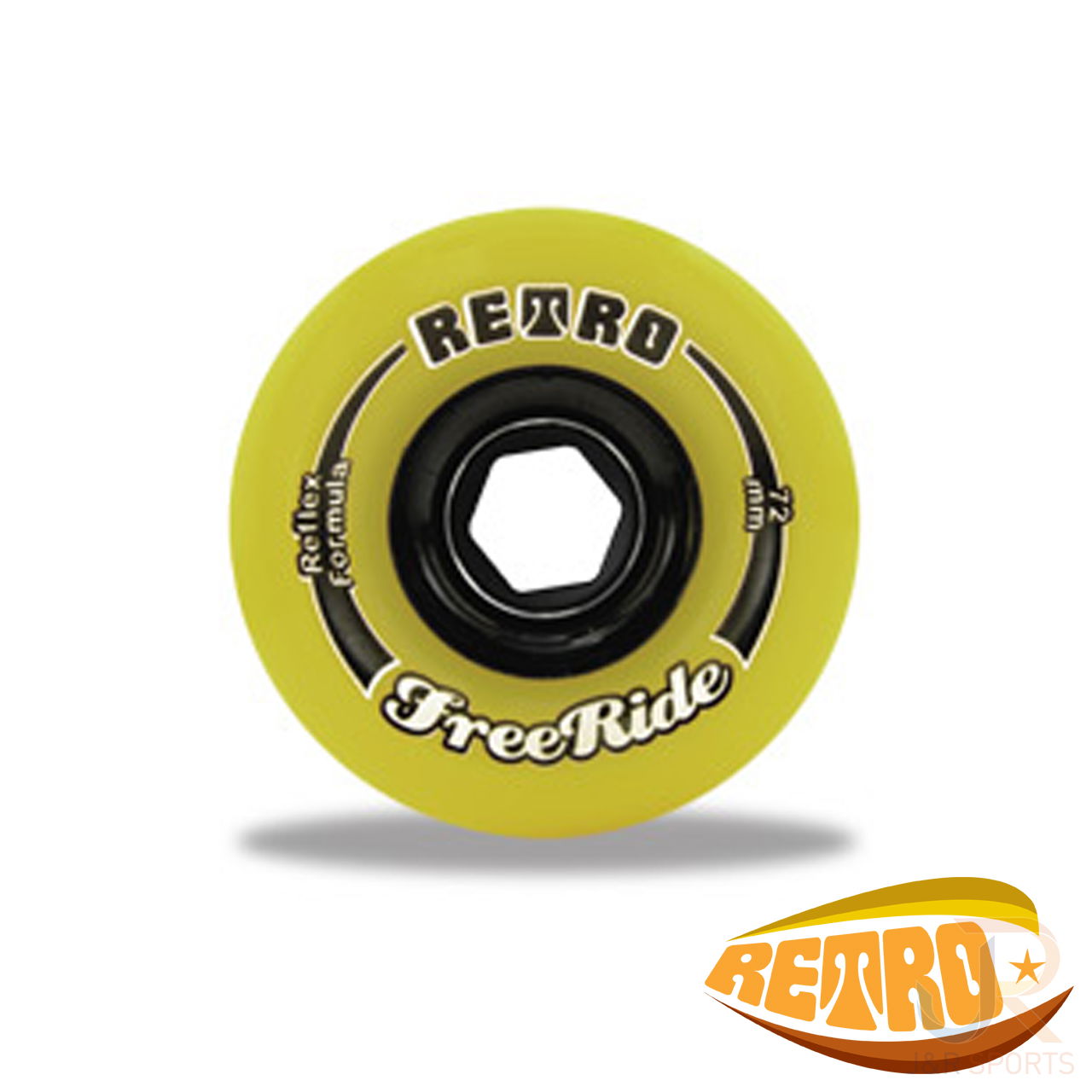 Retro FreeRides Lemon 72mm 83a Single