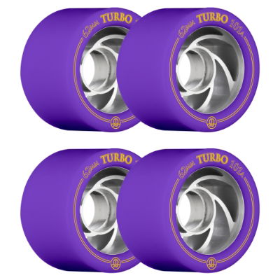 ROLLERBONES - TURBO ALU HUB WHEEL PURPLE (8) - 62mm/101a