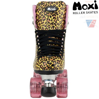 Moxi Ivy Skate - Jungle Pink Leopard Print - Front View - MOX497351010