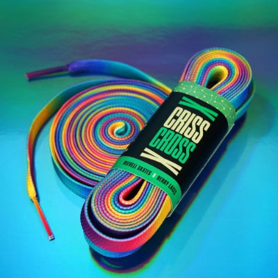 CRISS CROSS X DERBY LACES - FADE - VIBRANCE - 90"