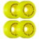 ROLLERBONES - TEAM LOGO YELLOW (8) - 57mm/101a