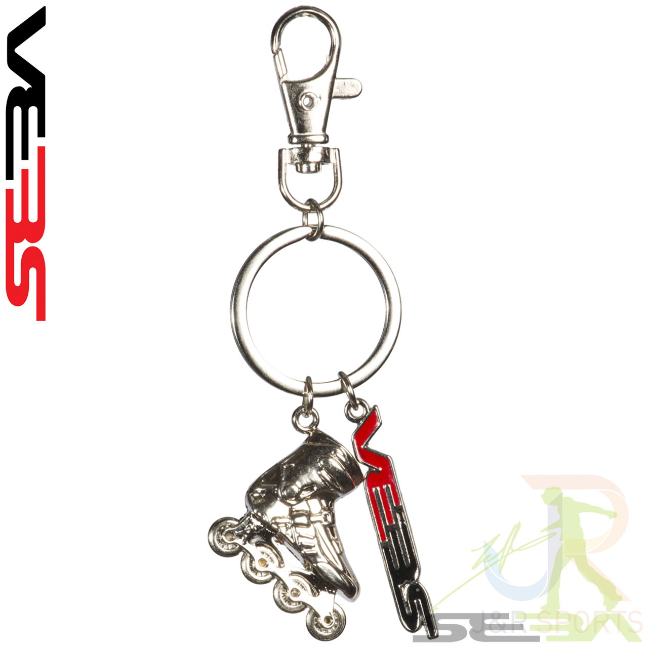 Seba High Steel Key Ring Silver - SSK14-SKH-STSI