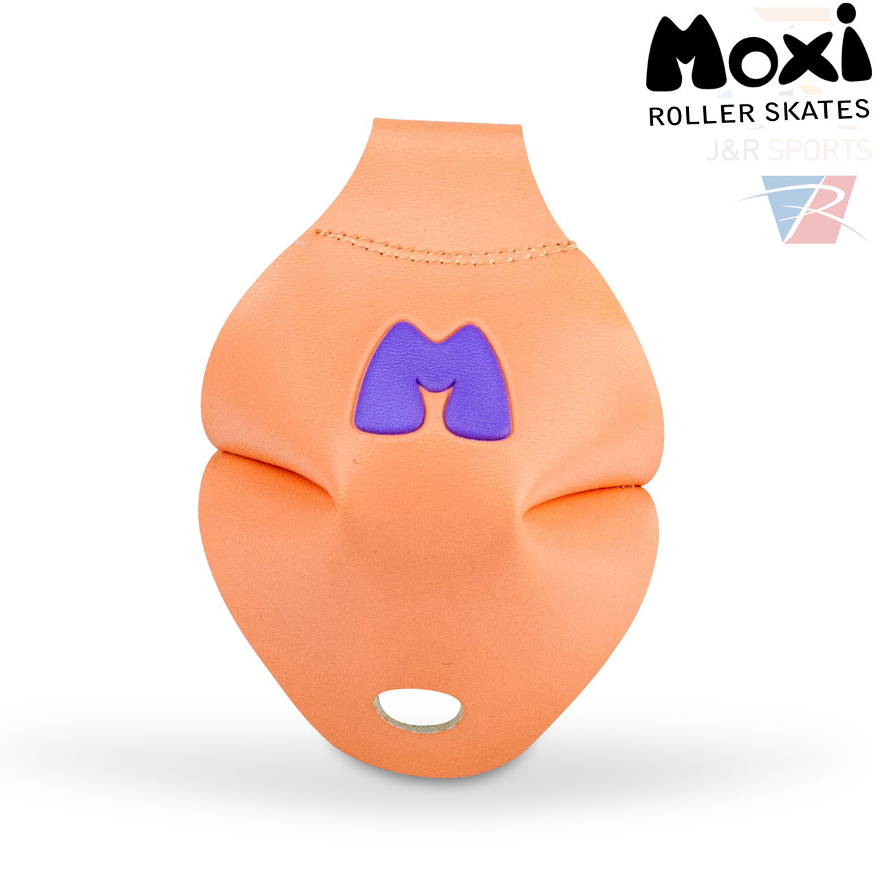 MOXI Beach Bunny Toe Caps - Peach - Front Shadow - MOX123159