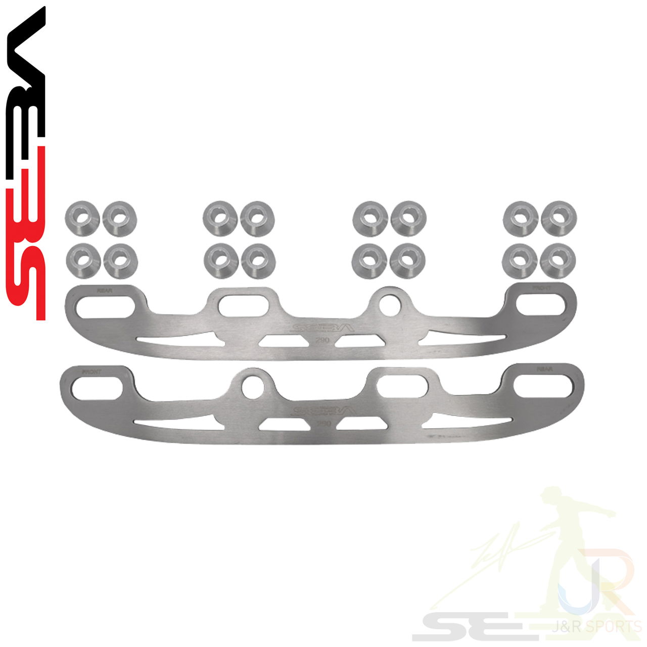 SEBA InLine Ice Blade Set inc Spacers - SIC16-ILBLD-SET