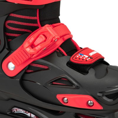 Seba STJ Junior Adjustable In-Line Skates - Black/Red