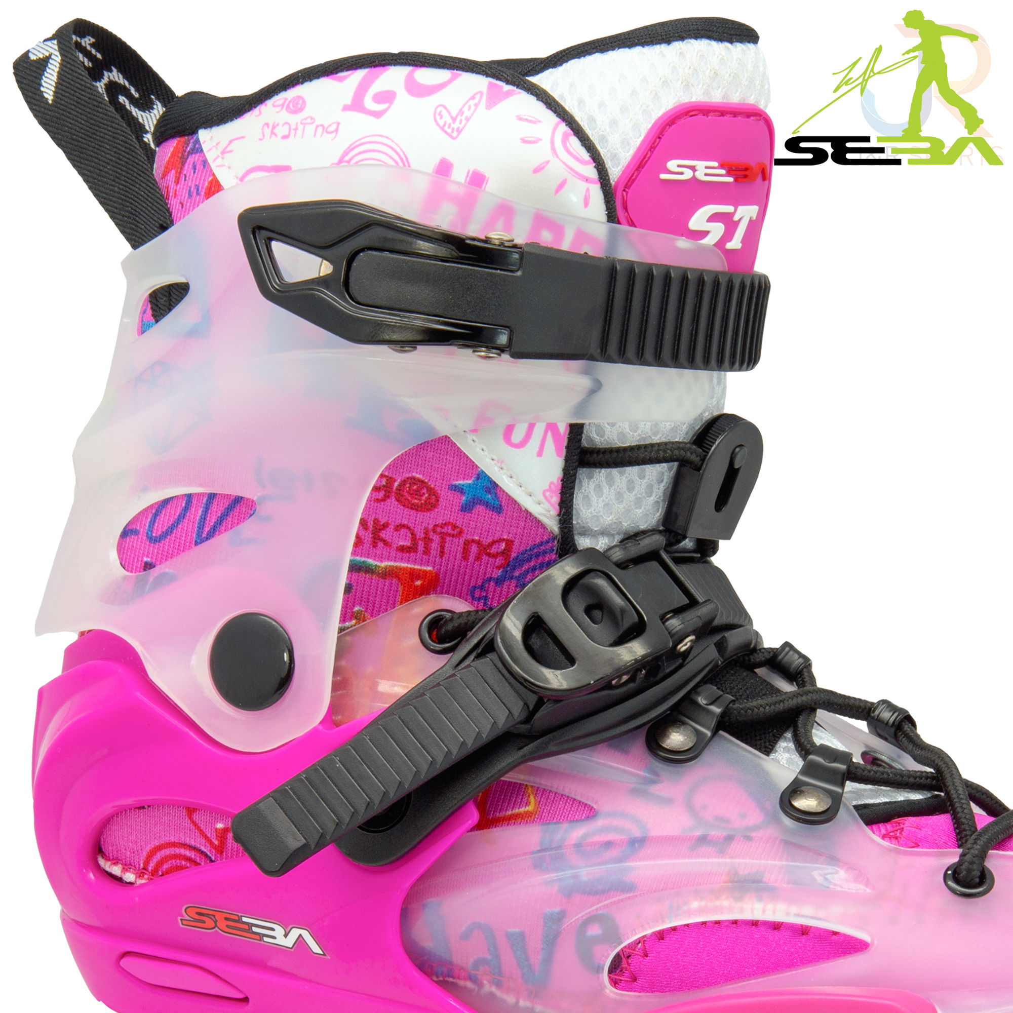 Seba ST MX Junior Adjustable In-Line Skates - Pink