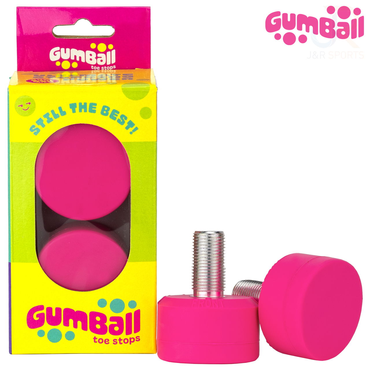 GUMBALL TOE STOP - CHERRY 75A - LONG 30mm (Pair)