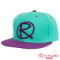 Rampworx SnapBacks LE97_3 - Teal Teal Pur - Angled - RXSBRW21