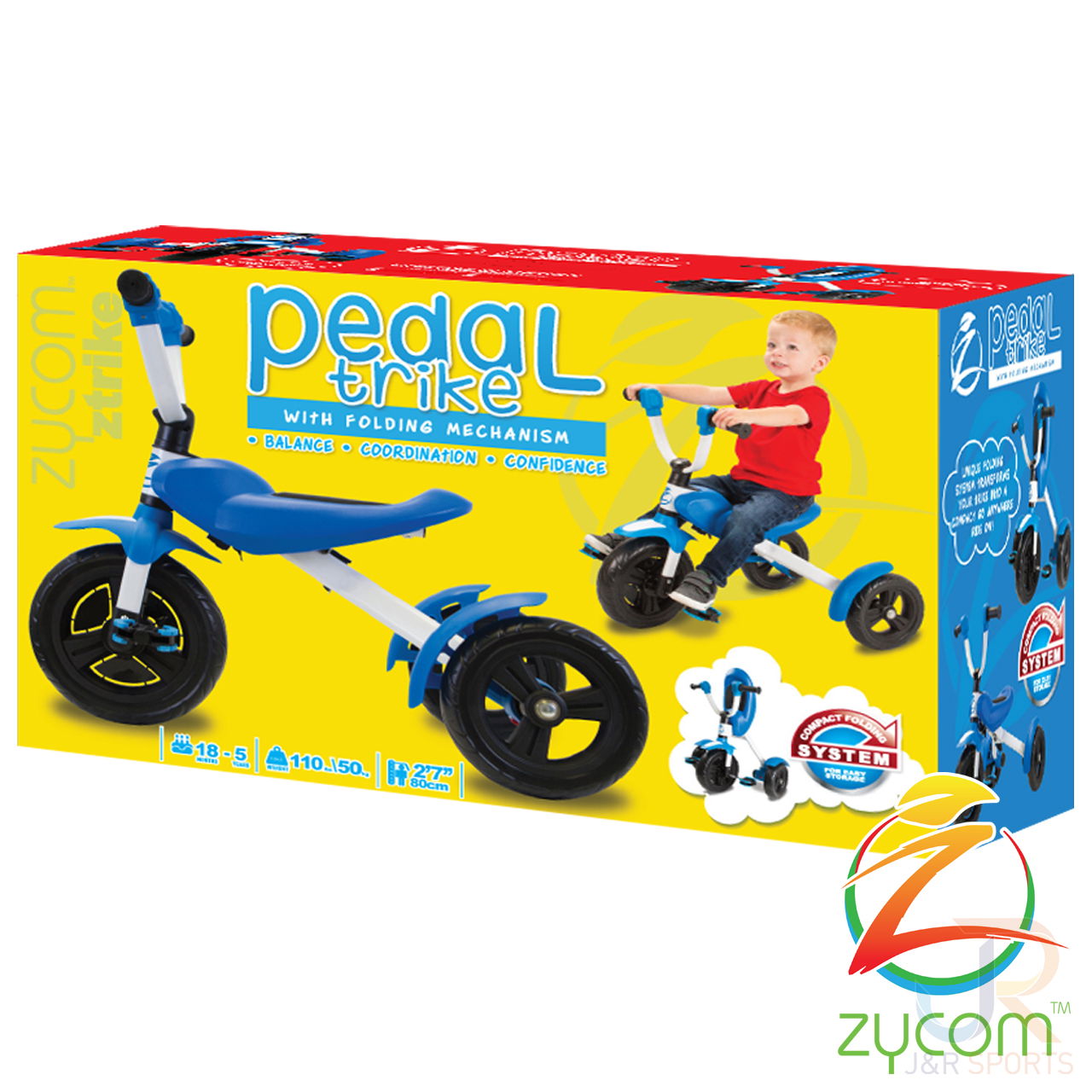 Zycom ZTrike Blue White - Packaging - ZYC205-466