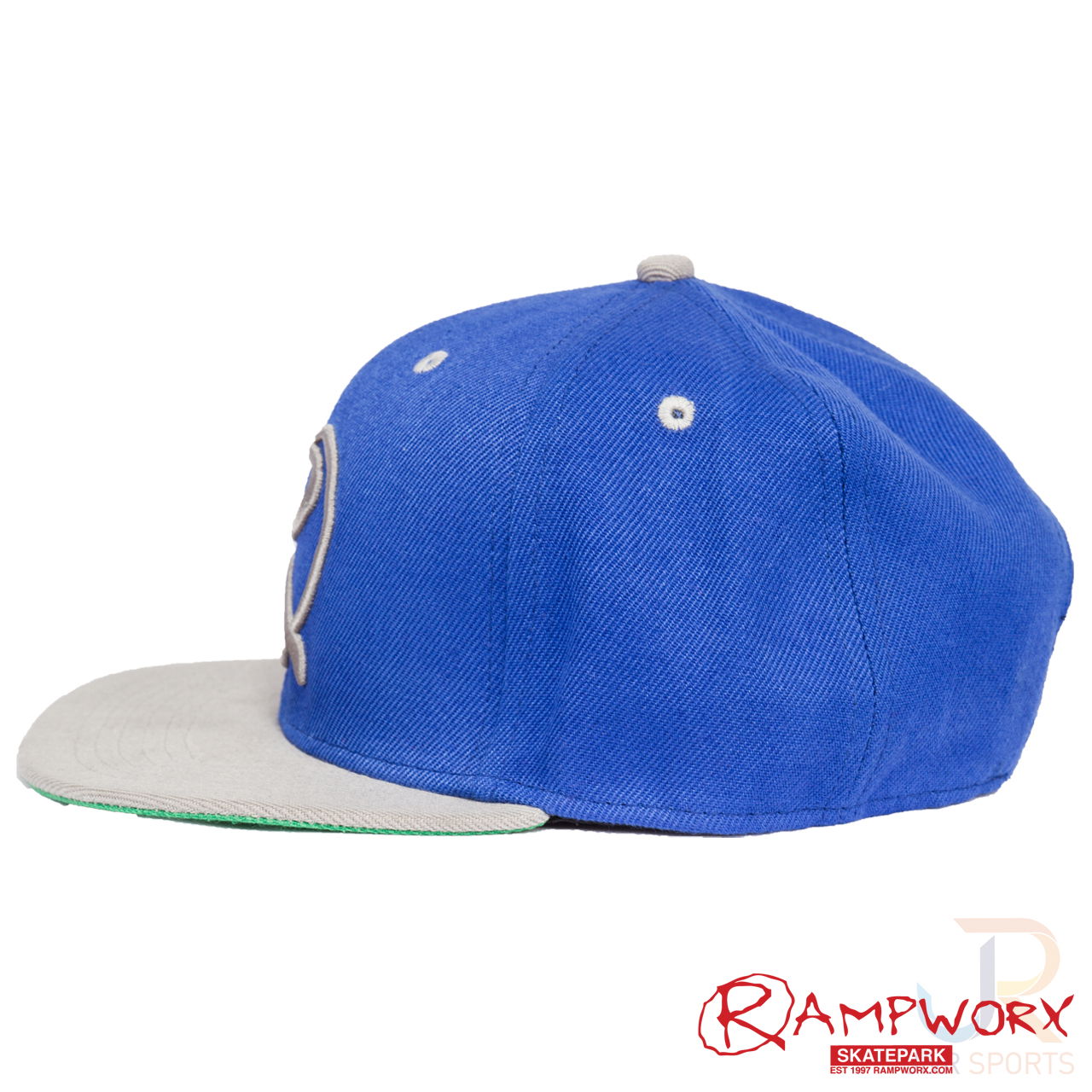 Rampworx SnapBacks LE97_4 - Bl Bl Gr - Left Side - RXSBRW24