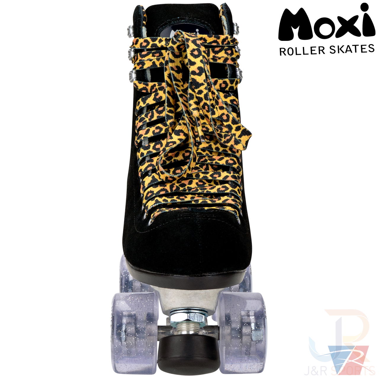 Moxi Panther Skates - Black - Front View - MOX497251010