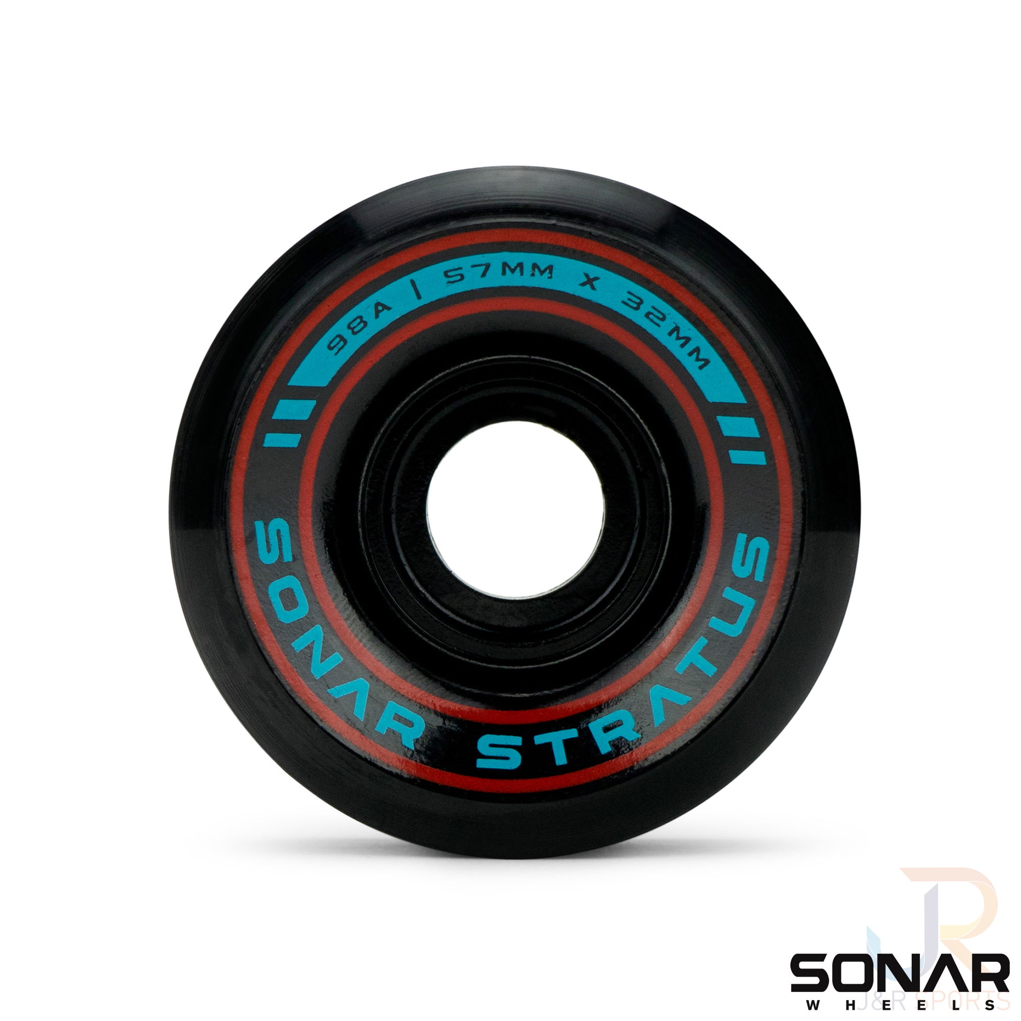 SONAR WHEELS (4) STRATUS - BLACK - 57mm/98a