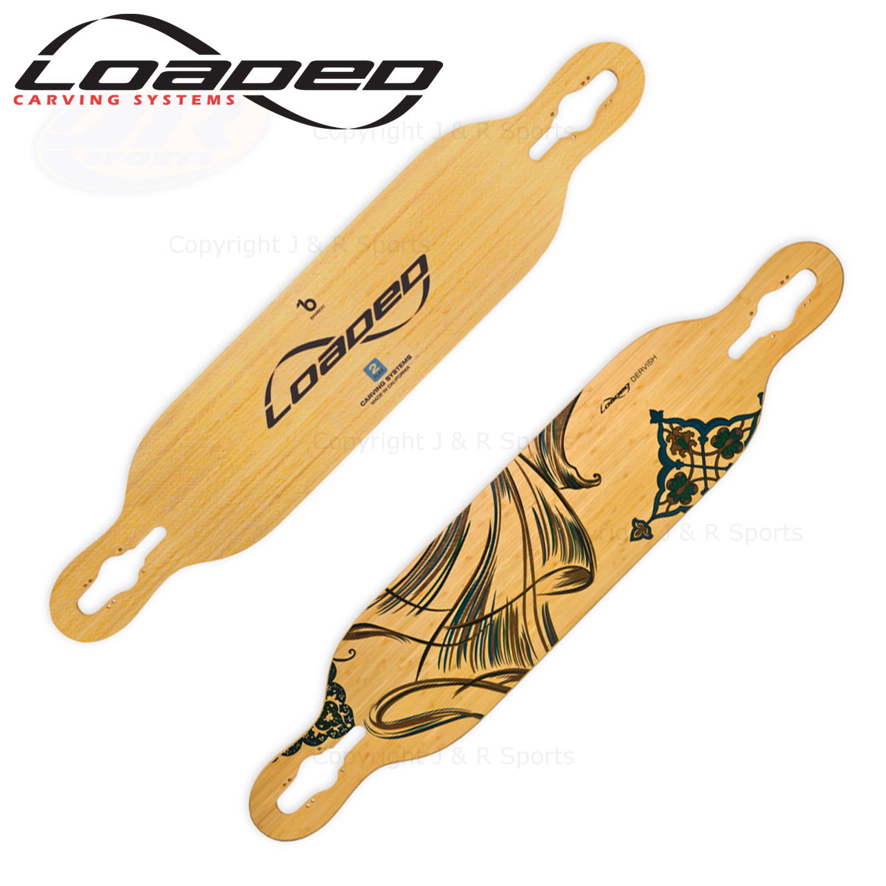 Loaded Dervish Deck Top & Underside