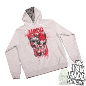 BoneHead Hoodie Grey