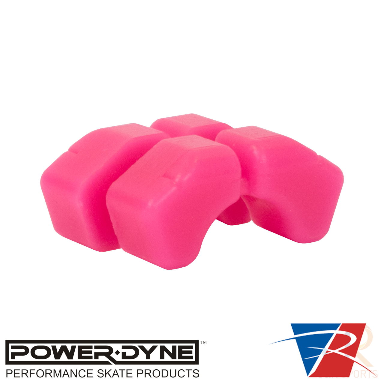 Riedell PowerDyne Arius Plate Cushions - Hot Pink - RSPLPDARCT95P