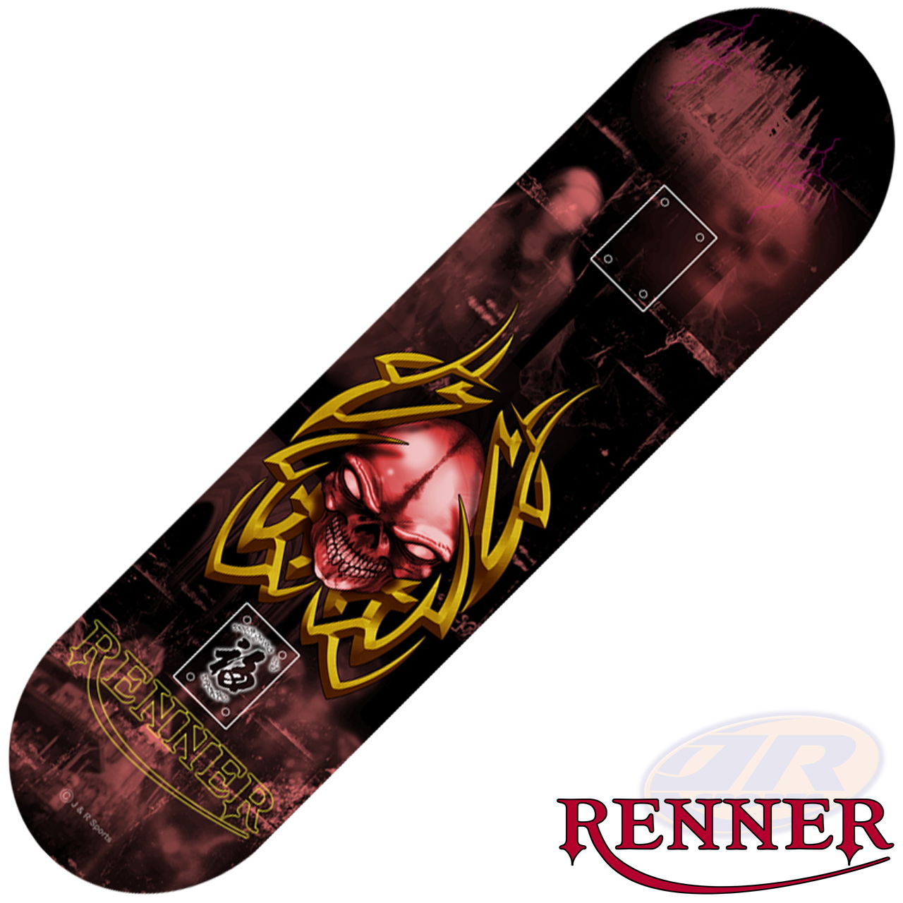 Renner - Tribal Skull 3108 B23 Angled DECK