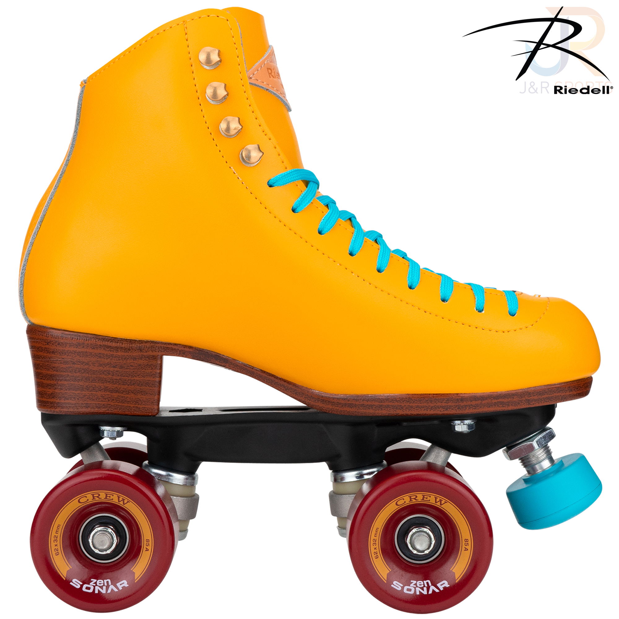 Riedell Crew Skates - Turmeric Yellow