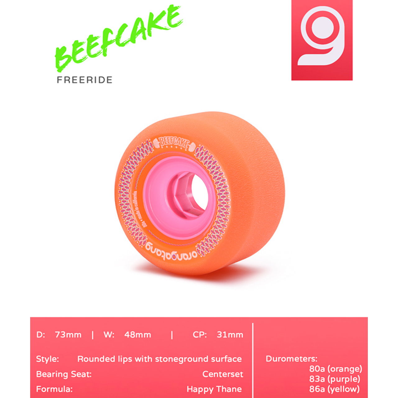 ORANGATANG "BEEFCAKE" ORANGE 73mm 80a (Set 4)