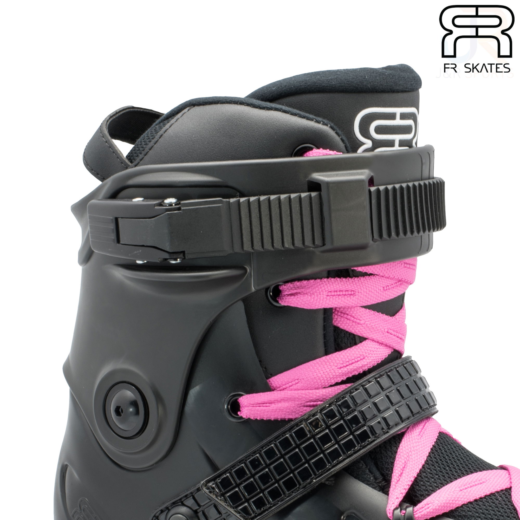 FR Skates - FR W 80 - Black Pink - Cuff Detail - FRSKFRW80