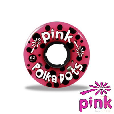 Pink Classic PolkaDots 62mm 78a Single