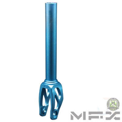 MFX Affray Scooter Fork - Electric Blue - Profile - 205-201